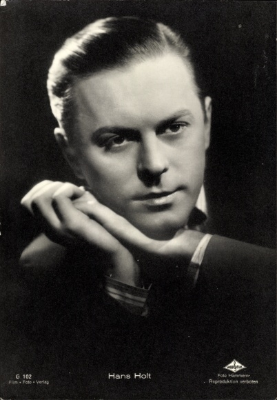 Ak Schauspieler Hans Holt, Portrait