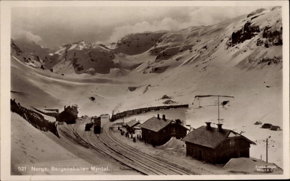 Ak Myrdal Norwegen, Bergensbanen