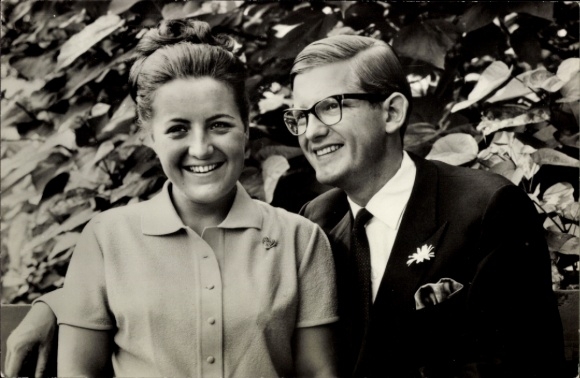 Ak Prinzessin Margriet und Peter von Vollenhoven, Portrait
