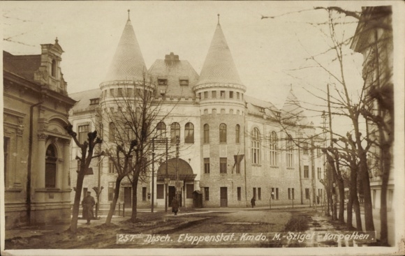 Foto Sighetu Marmației Máramaros sziget Rumänien, Kulturpalast, Etappenstations-Kommando