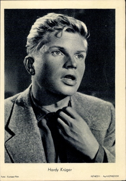 Ak Schauspieler Hardy Krüger, Portrait