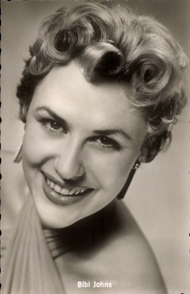 Ak Schauspielerin und Sängerin Bibi Johns, Portrait