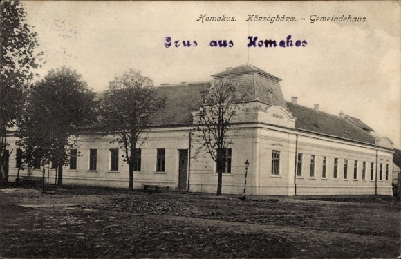 Ak Mramorak Homokos Serbien, Gemeindehaus