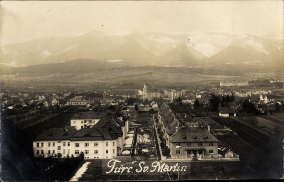 Foto Ak Martin Turčiansky Svätý Martin Turz Sankt Martin Slowakei, Panorama