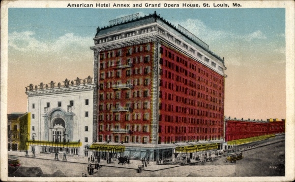 PC Saint Louis Missouri USA, American Hotel Annex, Grand Opera House