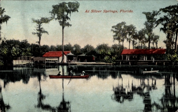 Ak Silver Springs Florida USA, Gesamtansicht