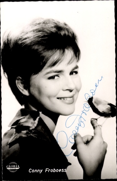 Ak Schauspielerin und Sängerin Conny Froboess in Der Vogelhändler, Portrait, Autogramm