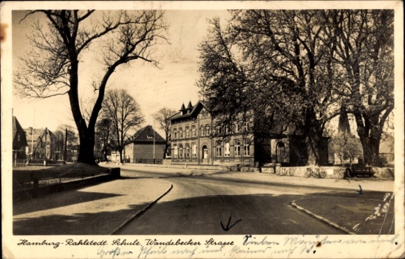 Ak Hamburg Wandsbek Rahlstedt Altrahlstedt, Wandsbecker Straße