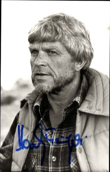 Ak Schauspieler Hardy Krüger, Portrait, Autogramm