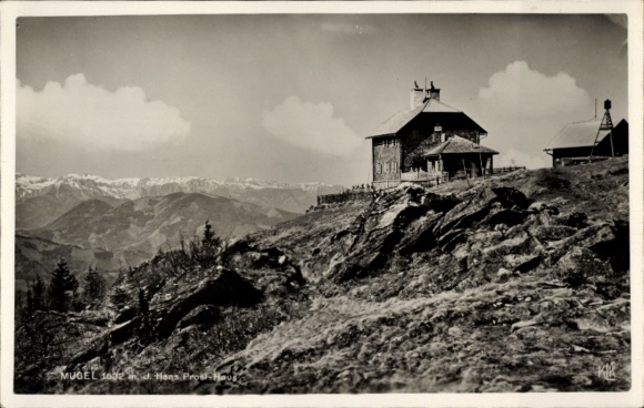 Ak Österreich, Baude auf der Mugel