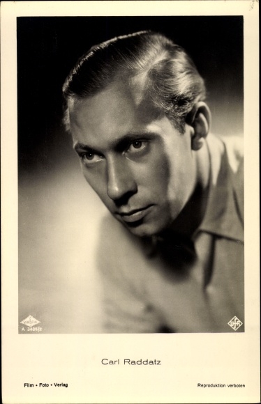 Ak Schauspieler Carl Raddatz, Portrait
