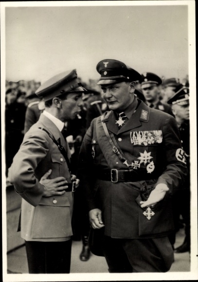 Goering Goebbles Foto Nürnberg Mittelfranken, Joseph Goebbels, Hermann Göring ...