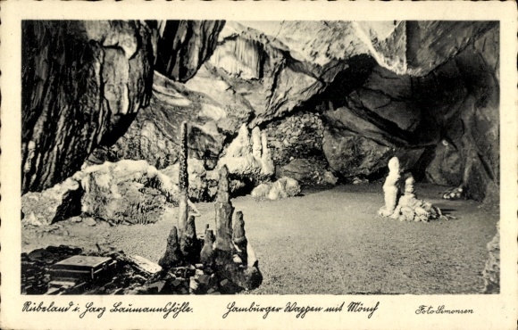 Ak Rübeland Oberharz am Brocken, Baumannshöhle