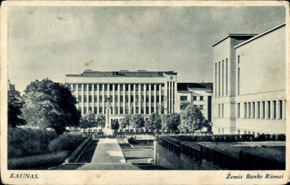 Ak Kaunas Kowno Kauen Litauen, Žemės Banko Ramai,  Landwirtschaftsbank