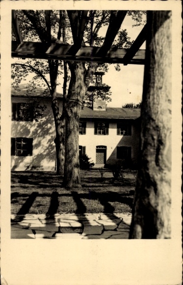 Foto Ak Lagerlechfeld, Fliegerhorst Lechfeld, 3. Schülerkompanie Große Kampffliegerschule