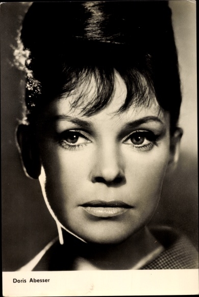 Ak Schauspielerin Doris Abesser, Portrait, DEFA Film, Doppelt oder nichts