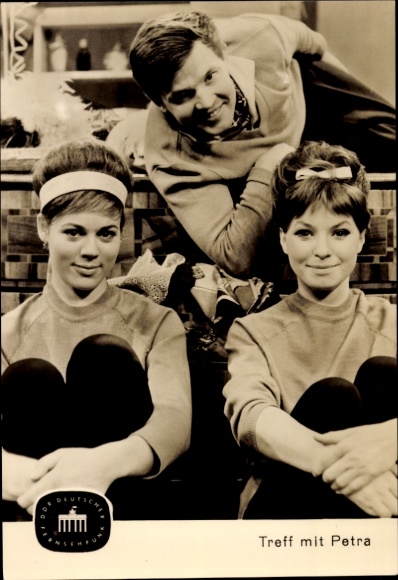 Ak Schauspielerin Helga Piur, Treff mit Petra, DDR Deutscher Fernsehfunk, G 6274