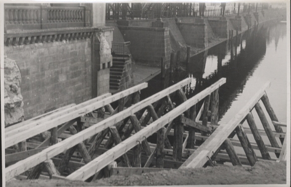 Original Foto Berlin Kreuzberg, Belle-Alliance-Brücke, um 1945/46