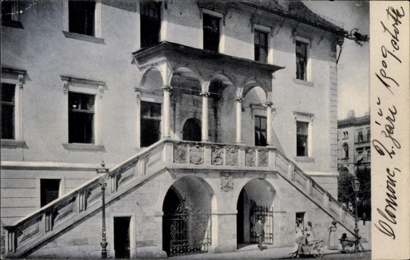 Ak Olomouc Olmütz Stadt, Rathaus