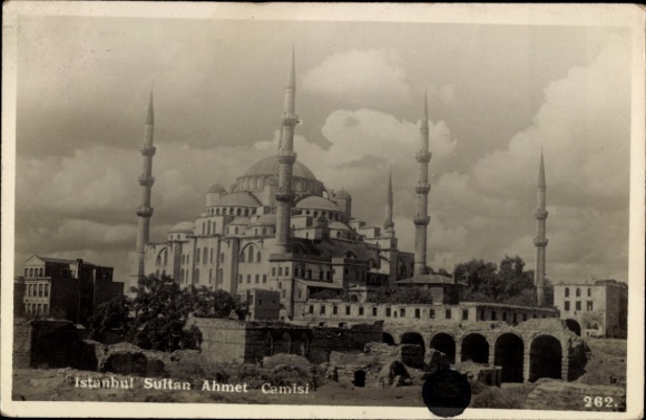 Ak Konstantinopel Istanbul Türkei, Istanbul Sultan Ahmet Camisi, Moschee, 6 Minarette