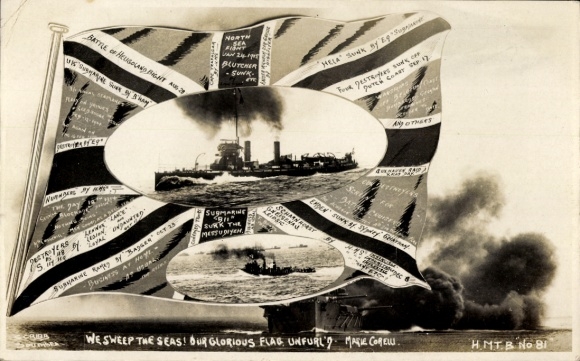 Ak Fahne, Dampfer, Dampfschiff