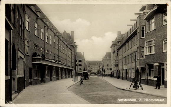 Ak Amsterdam Nordholland Niederlande, Hectorstraat