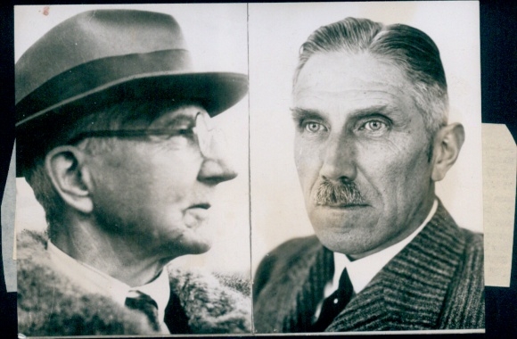Foto Nürnberger Prozess, Hjalmar Schacht, Franz von Papen, Portraits