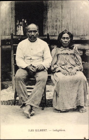 Ak Gilbertinseln Kiribati, Indigenes, Einheimisches Paar