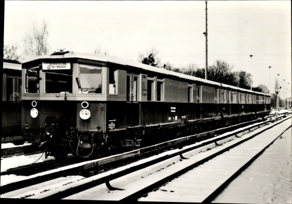 Ak BVG, Berliner Verkehrsmittel, S-Bahn Serie 15, Gerätezug 278 001/002/003, S-Bw Wannsee