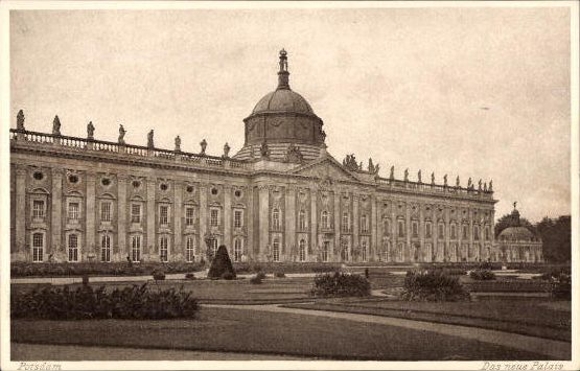 6 Künstler AK im Umschlag Potsdam, Photogravure