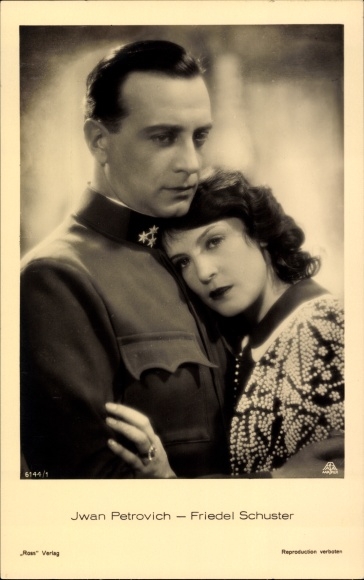 Ak Schauspieler Ivan Petrovich und Friedel Schuster, Portrait, Ross Verlag 6144 1