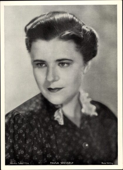 Foto Schauspielerin Paula Wessely, Portrait