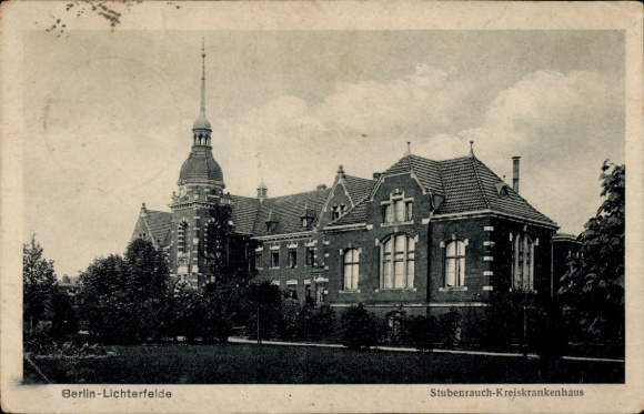 Ak Berlin Steglitz Lichterfelde, Stubenrauch-Kreiskrankenhaus