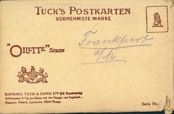 6 Künstler AK im Umschlag Frankfurt am Main, Oilette Serie, von Charles Flower