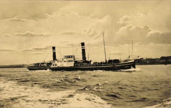 Ak Seitenrad-Schlepper Gebrüder Dörtelmann II, Duisburg