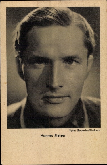Ak Schauspieler Hannes Stelzer, Portrait