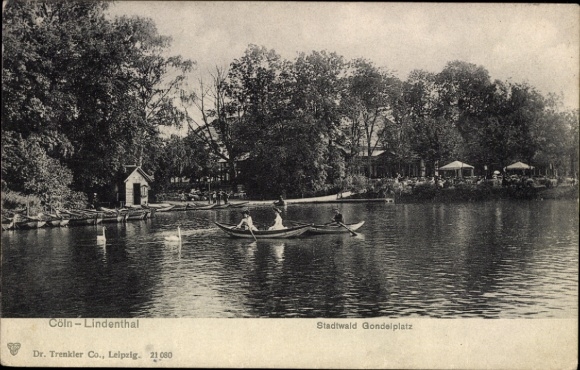 Ak Lindenthal Köln am Rhein, Stadtwald Gondelplatz