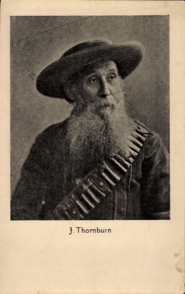 Ak J. Thornburn, Portrait, Burenkrieg