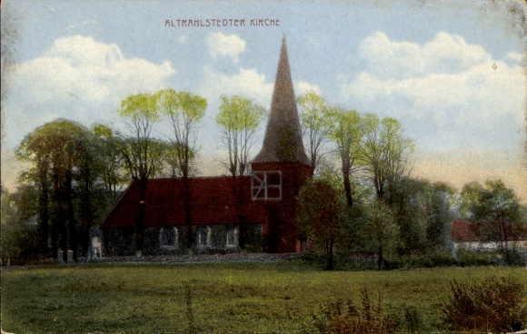 Ak Hamburg Wandsbek Rahlstedt, Kirche