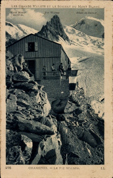 Ak Chamonix Mont Blanc Haute Savoie, Le Pic Wilson