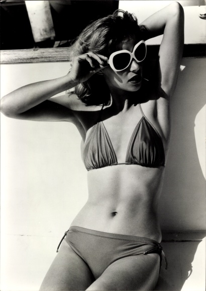 Foto Mode, Bikini, Mini-Slip, Schiesser Bademoden, Frühjahr/Sommer 1975