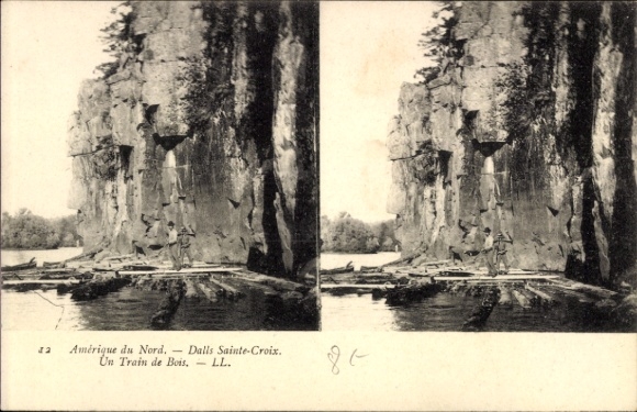 Stereo Ak Dells Wisconsin USA, Un train de bois, Flößer
