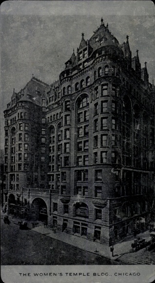 Ak Chicago Illinois USA, Women's Temple Building