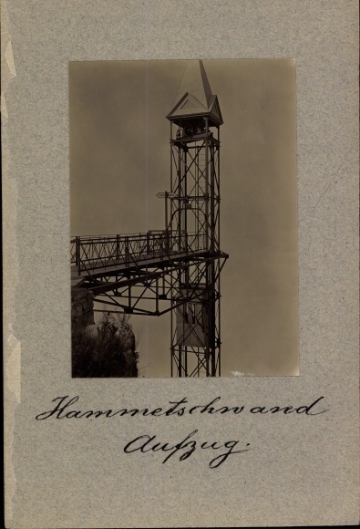 Foto Bürgenstock Kanton Nidwalden, Hammetschwand Aufzug