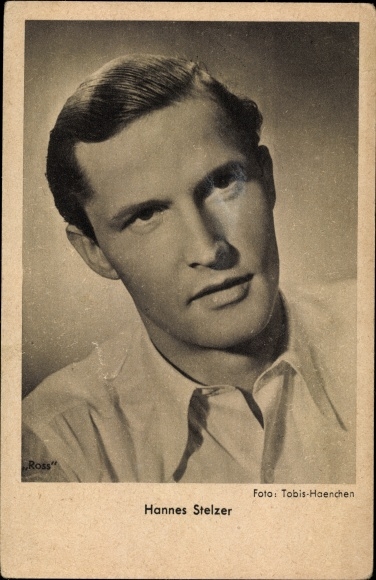 Ak Schauspieler Hannes Stelzer, Portrait, Ross
