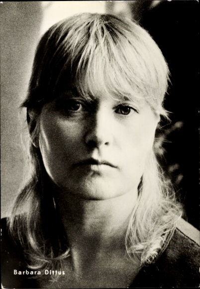 Ak Schauspielerin Barbara Dittus, Portrait