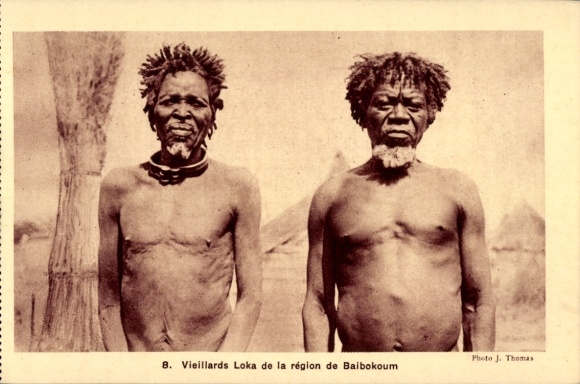 Ak Volkstypen Baibokoum Tschad, Vieillards