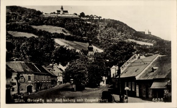 Ak Wien 19 Döbling Grinzing, Kahlenberg, Leopoldsberg