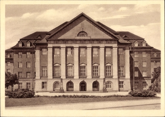 Ak Berlin Spandau Siemensstadt, Verwaltungsgebäude