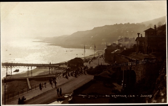 Ak Ventnor Isle of Wight England, Strandpromenade